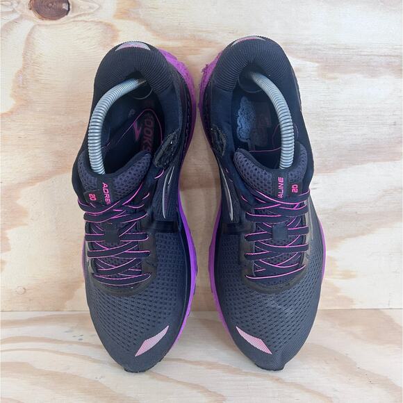 Brooks - Adrenaline GTS 20 -Running -Black/Purple -Women's -11(B) -1202961B062 - Picture 7 of 9